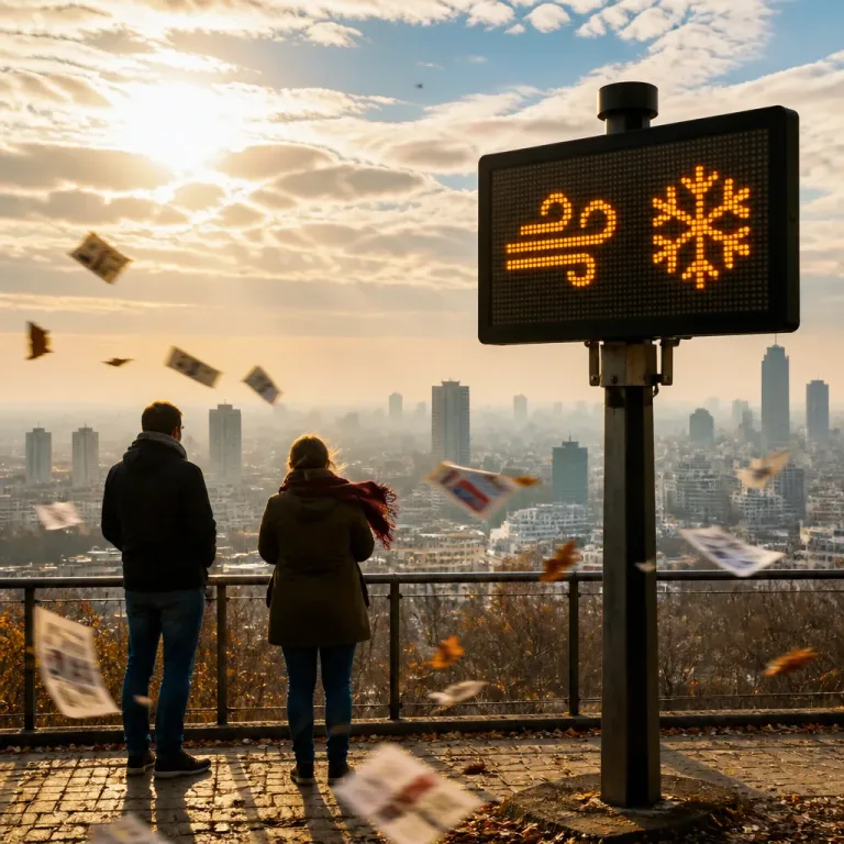 Kalter Wintertag in Buenos Aires: Tiefstwerte um 7°C, Böen bis 40 km/h und regionale Unwetterwarnungen
