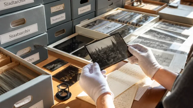 Und Staatsarchiv sichern tausende Bilder aus Sammlung von Bruno Sternegg