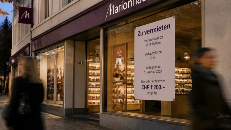 Ungewissheit um Marionnaud-Filiale in Wohlen nach Mietinserat
