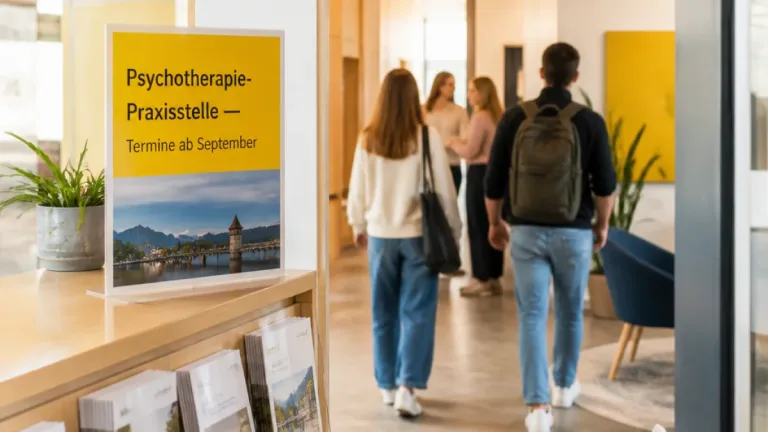 Universität Luzern startet psychotherapeutische Praxisstelle — Platz für bis zu 250 Patientinnen und Patienten pro Jahr