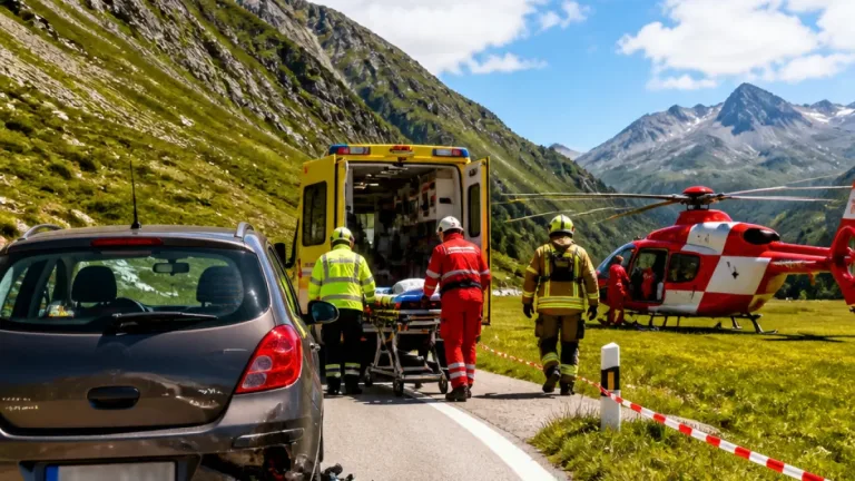 Velofahrer bei Auffahrkollision in Realp erheblich verletzt – Rega im Einsatz