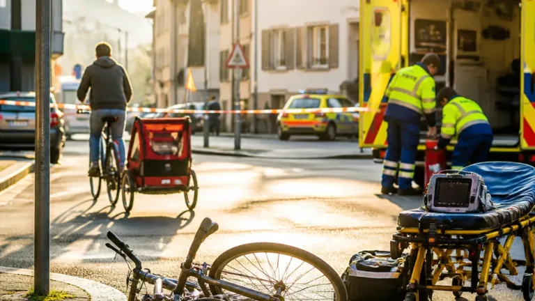 Velofahrerin flieht nach Kollision in Basel – Kleinkind im Anhänger betroffen