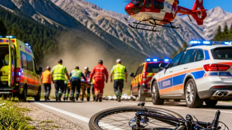 Vier Personen nach Velo-Unfällen in Graubünden verletzt – ein Schwerverletzter per Rega geflogen