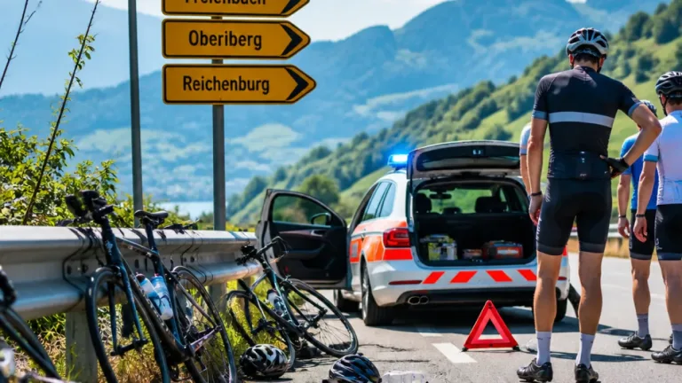 Vier Velounfälle an einem Tag im Kanton Schwyz – Polizei mahnt zu Vorsicht bei Hitze