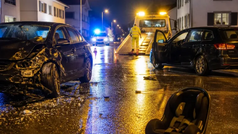 Vierjähriges Kind bei Kollision in Reinach leicht verletzt – Polizei untersucht Unfallhergang