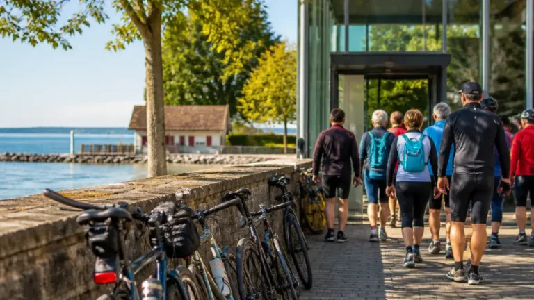 Vorarlberger Radtour endet in Arbon: Besuch im Saurer Museum stärkt Kulturbezug