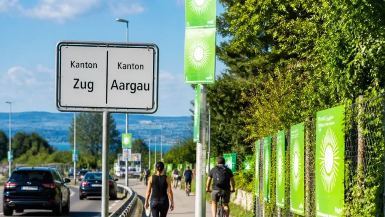 Wahlkampf in Zug: ALG hängt Plakate auch im Aargau auf und sorgt für Diskussion