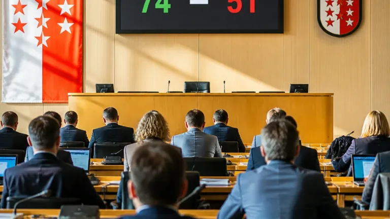 Walliser Grossrat behält mit 8 Prozent die höchste Wahlhürde der Schweiz bei