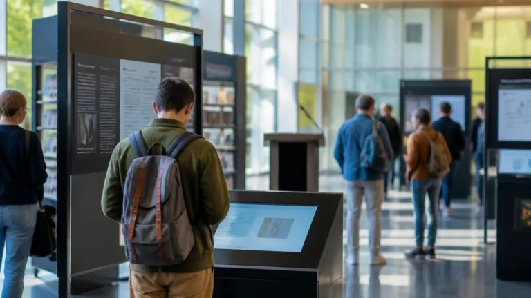 Wanderausstellung «Sicher, oder?» macht Halt in der Freiburger Universitätsbibliothek