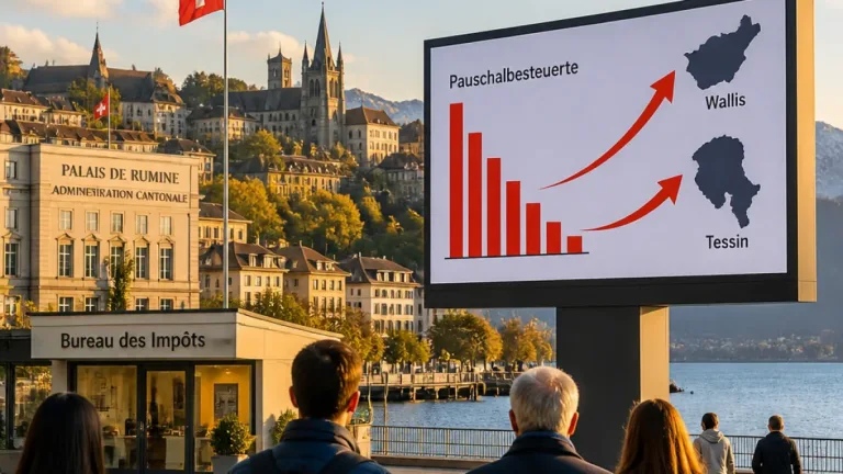 Weniger Pauschalbesteuerte, aber höhere Einnahmen: Waadt verliert Spitzenposition