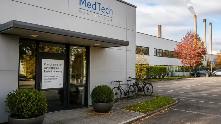 Winterthur droht Stellenabbau bei Zimmer Biomet: Bis zu 580 Jobs in Gefahr