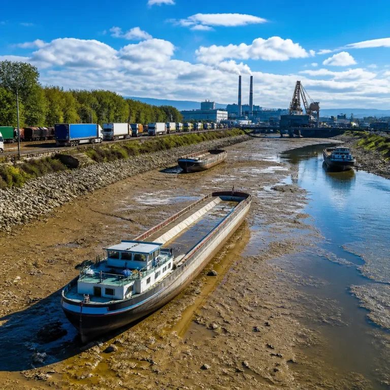 Niedrigwasser im Rhein zwingt Industrie zu Produktionskürzungen