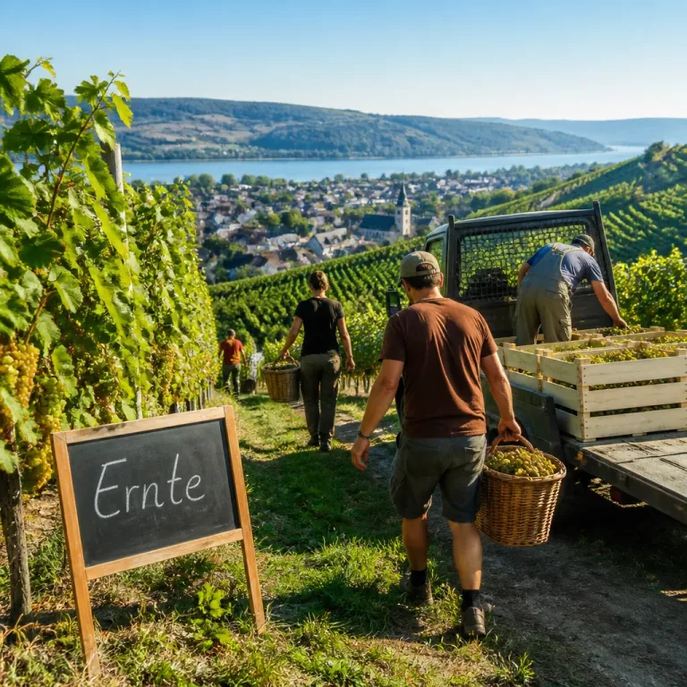 Historisch früher Lesestart im Rheingau und an der Bergstrasse – Winzer berichten von kleinerer Ausgabe, guter Qualität