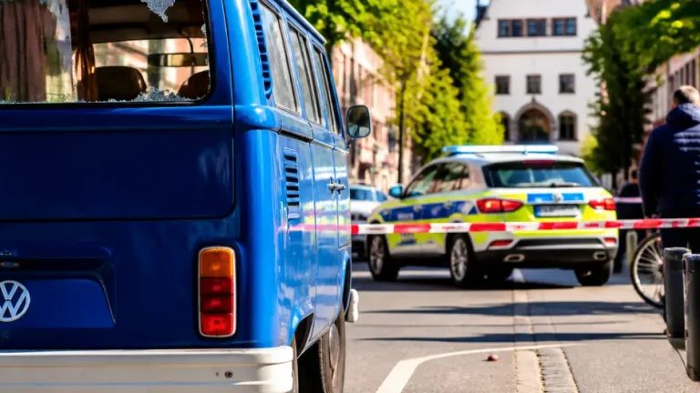 Wodka-Flasche auf VW‑Bus geworfen: Elfjähriges Kind erleidet Knalltrauma in Freiburg