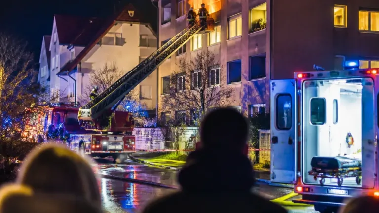 Wohnungsbrand im Riet: Elf Verletzte, neun ins Spital – Feuerwehr verhindert Übergriff