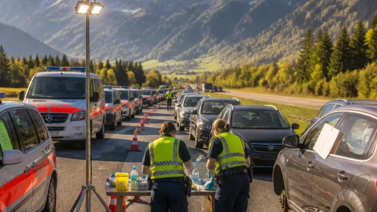 Zentralschweizer Grosskontrolle auf der A4: 24 Fahrer positiv auf Drogen getestet