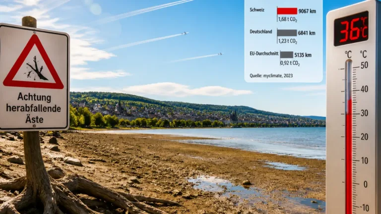 Zürichs Dilemma: Hitzewirkung am See, Rekordflüge aus Kloten — Zeit für ehrliche Bilanz