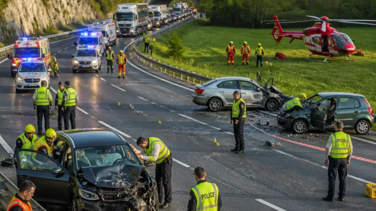 Zwei Auffahrunfälle auf A16 bei La Heutte: Elf Verletzte, Kind mit Rega ins Spital