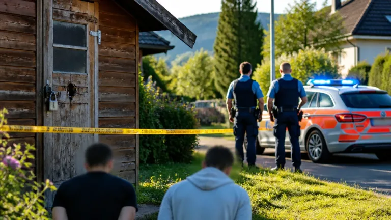 Zwei Männer nach Einbruch in Gartenhaus in Bättwil vorläufig festgenommen