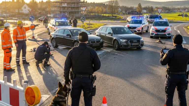 Zwei mutmassliche Autodiebe nach Verfolgung auf A1 und Kollision in Kriegstetten festgenommen