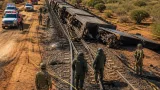 Atentado dinamitero en la vía férrea del Cerrejón deja vagones descarrilados en Uribia