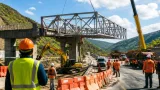Avanza la construcción del Puente Corozal en la ruta CA-9 Norte; obras buscan mayor seguridad vial
