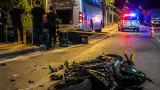 Choque entre bus de agrupación musical y motocicleta en Barbosa deja dos muertos