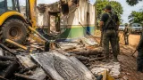 Con maquinaria y hombres armados, destruyen lo que quedaba de la estación de Policía en Betoyes, Arauca