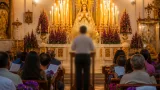 Concepción Garzón, disertante del Stabat Mater en acto del Gran Poder en Garzón
