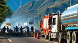 Habitantes de Villa del Rosario desbloquean la Autopista Internacional tras acuerdo por agua