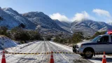 Nevada sorprende las Altas Cumbres y obliga al cierre del Camino E-34 por riesgo de hielo