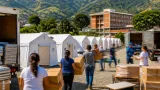 Quindío recibe 45 carpas adicionales para aulas temporales tras el sismo; ya suman 126