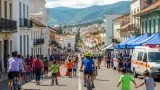 Sucre cerró vías y recuperó espacios públicos en el Día del Peatón con atención médica y actividades recreativas