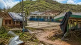 Vendaval en Aspasica deja al menos cinco viviendas sin techo y daña escuela y estación de servicio