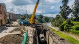 Zipaquirá avanza en la Calle 8.ª con nuevo alcantarillado pluvial para reducir inundaciones