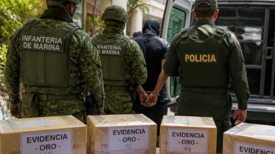 Capturan a subteniente de la Infantería de Marina por presunta apropiación de oro incautado en Guainía