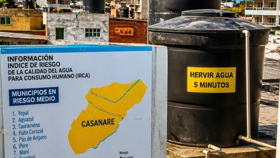 Cinco municipios de Casanare reportaron riesgo medio en calidad del agua en julio de 2026