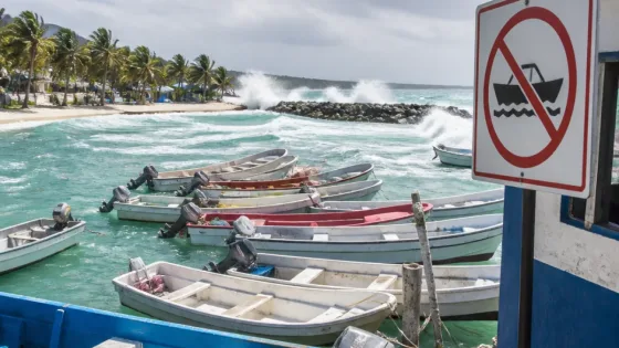 DIMAR restringe navegación en San Andrés y Providencia por aumento del oleaje y vientos