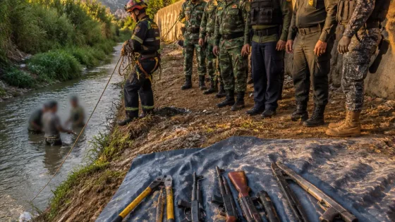 Operativo en Niquía: cuatro capturados y rescate tras lanzarse a una quebrada en Bello