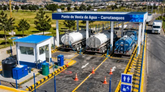 Soacha estrena punto de abastecimiento de agua para carrotanques en Veredita