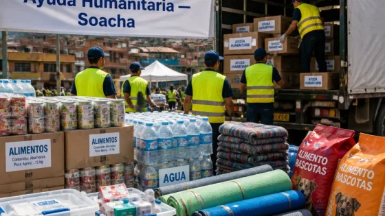 Soacha moviliza 37 toneladas de ayuda humanitaria para las víctimas del terremoto en Vijes