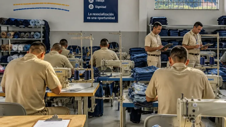 320 presos en Antioquia se capacitan y trabajan en confección con el programa 'Puntadas de Libertad'