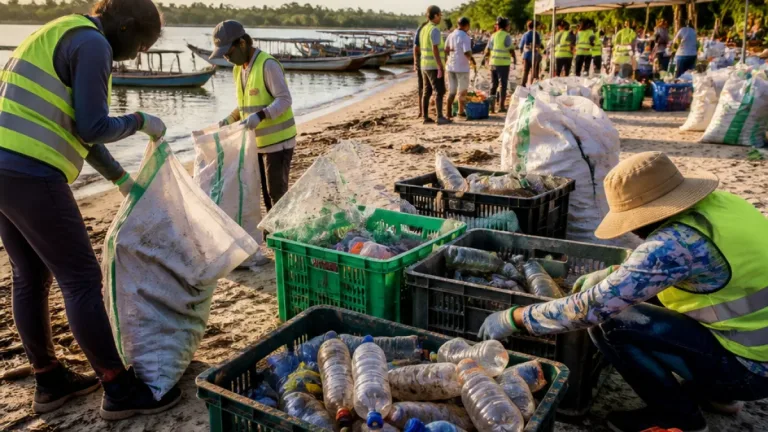 Activan 60 puntos de limpieza en playas y ríos de Sucre por Día Mundial de Playas