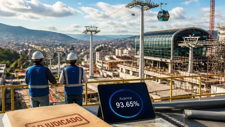 Adjudican operador del TransMiCable de San Cristóbal: contrato por ~$390.000 millones y avance del 93,65%