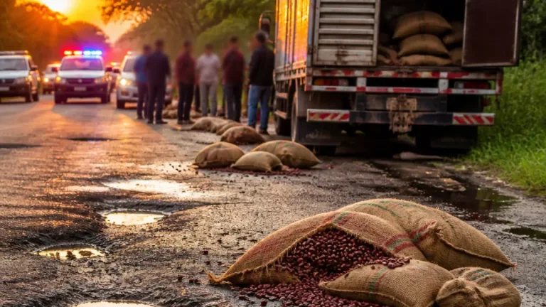 Aguachica: robo de camión con café y deterioro vial reavivan la alarma por inseguridad