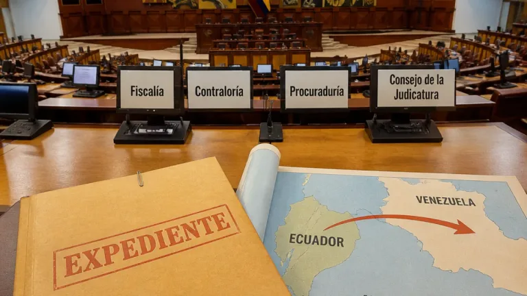 Asamblea ecuatoriana aprueba informe sobre SUCRE-Foglocons y remite expediente a Fiscalía y órganos de control