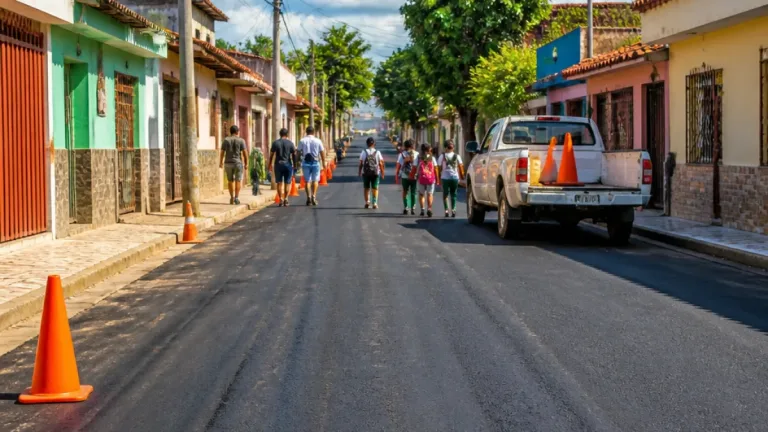 Barrancabermeja: nueva pavimentación de 451 metros mejora movilidad en barrio Los Alpes