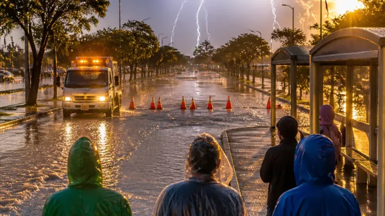Barranquilla: autoridades piden precaución por lluvias con actividad eléctrica