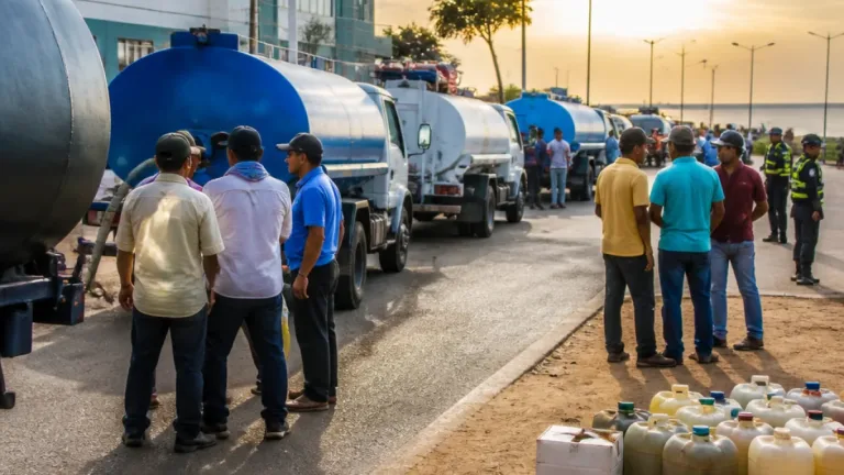 Bloqueo de carrotanques altera el abastecimiento de agua en Riohacha