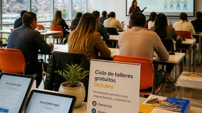 Bogotá ofrecerá en octubre talleres gratuitos de gerencia, ventas y liderazgo para empresarios